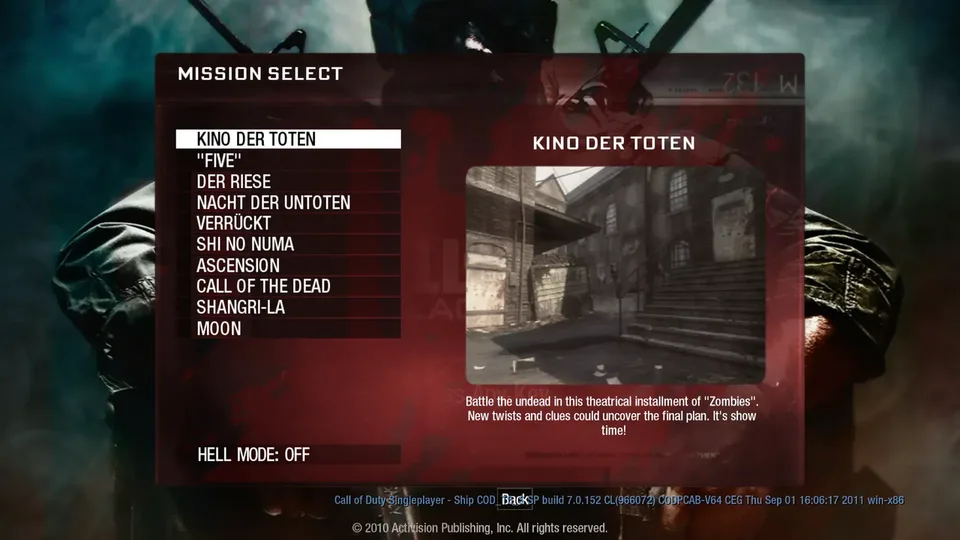 Black Ops Zombies Project project or publisher-supplied artwork